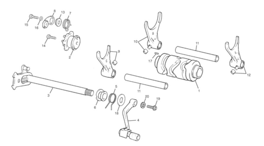 Gear selector group