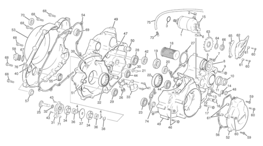 Crankcase assembly