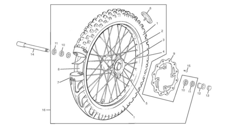 Front wheel