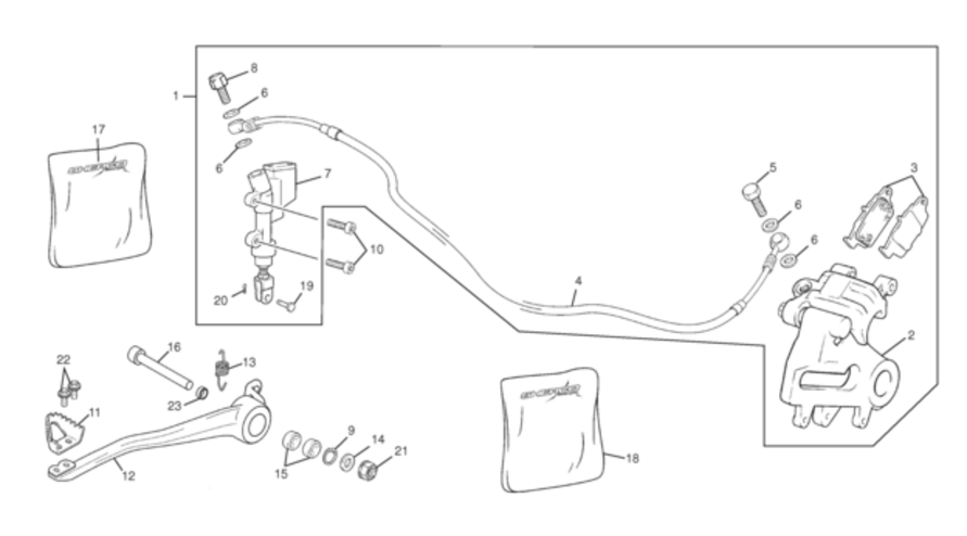 Rear brake