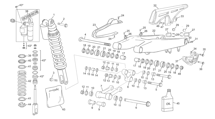 Rear Shock - Swingarm