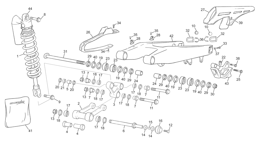 Rear Shock-Swingarm