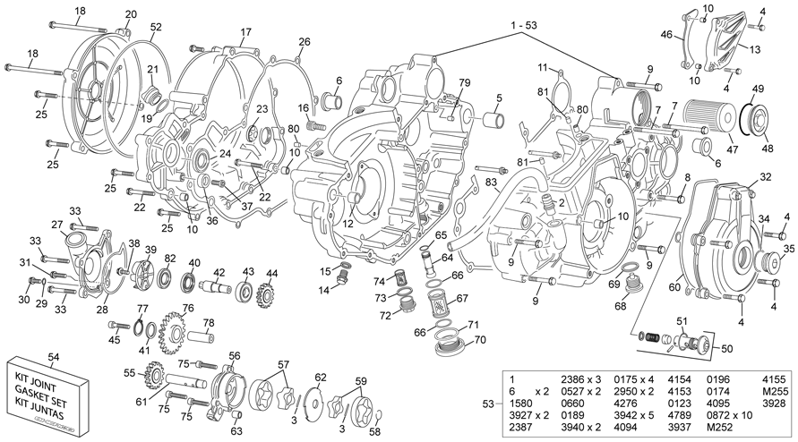 Crankcase assembly