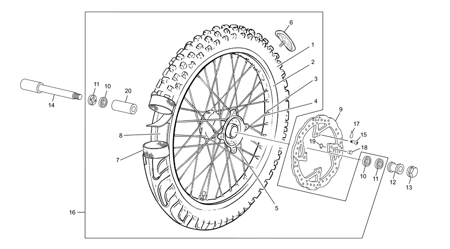 Front wheel