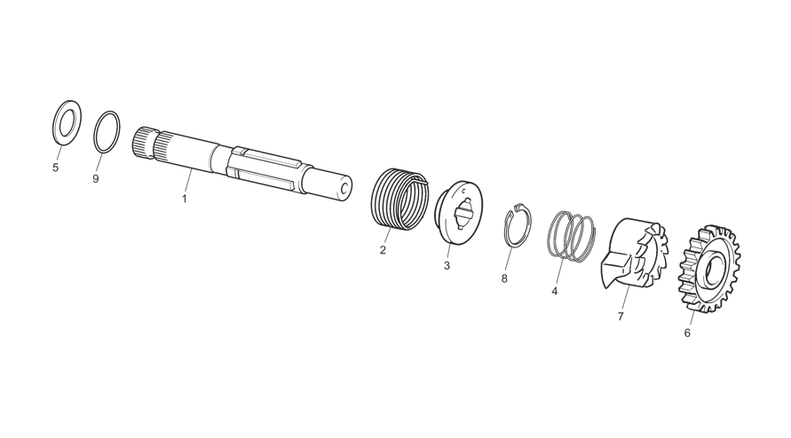 Kickstarter assembly