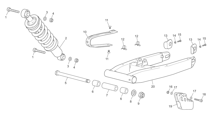 Rear Shock - Swingarm