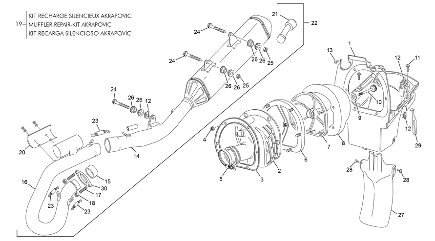 AIR FILTER BOX - EXHAUST 