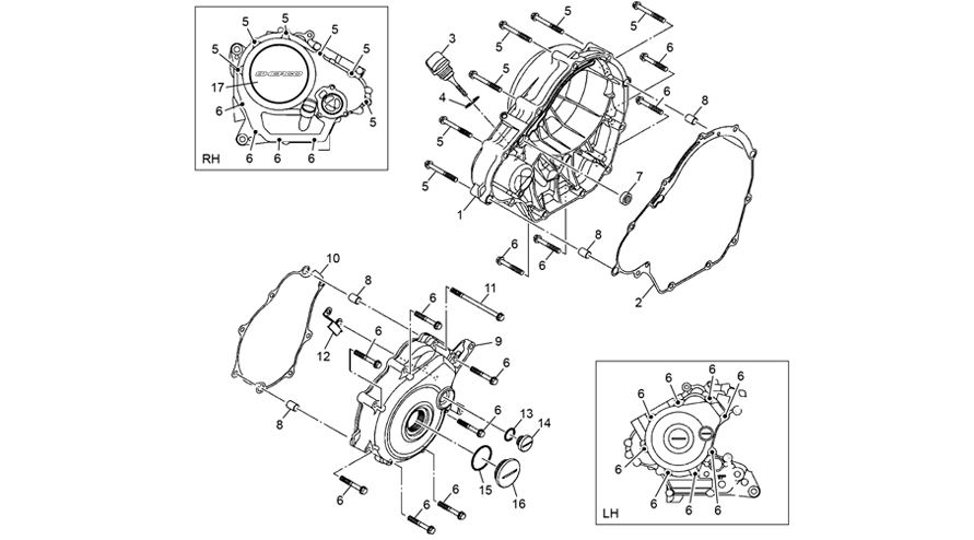LATERAL CRANKCASE