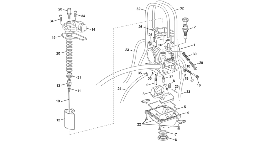 CARBURETOR KEIHIN PWK 36