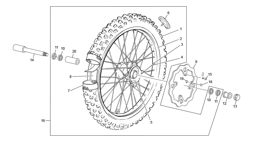 Front wheel