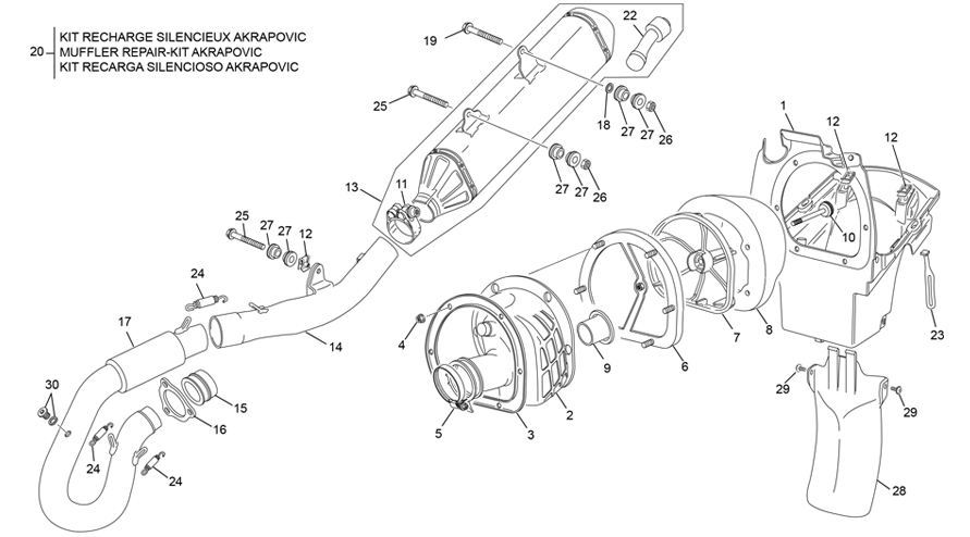 AIRBOX - EXHAUST SYSTEM