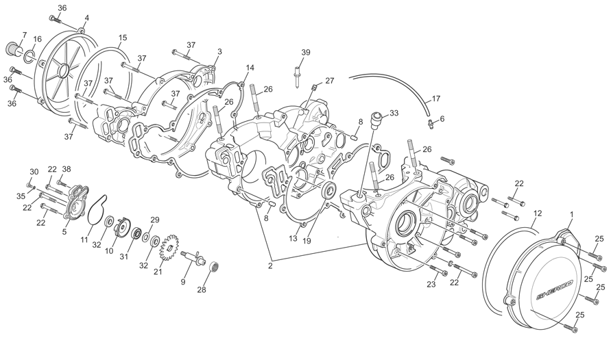 Crankcase assembly