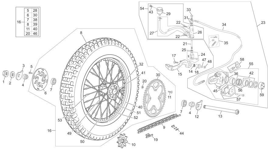 Rear wheel