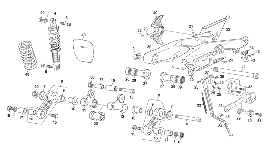 Rear Shock-Swingarm