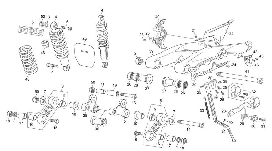 Rear Shock-Swingarm