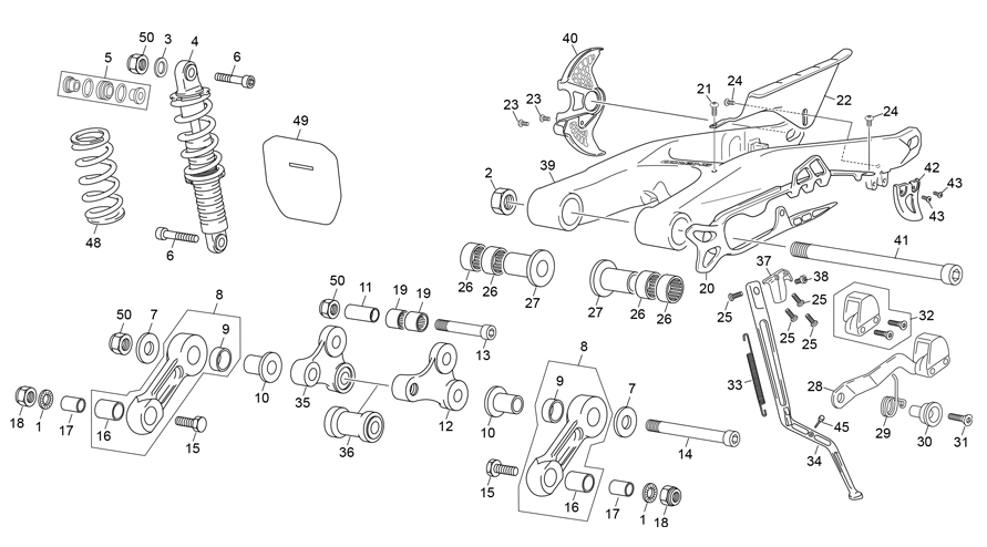 Rear Shock-Swingarm