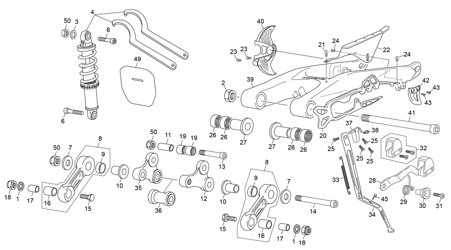 Rear Shock-Swingarm