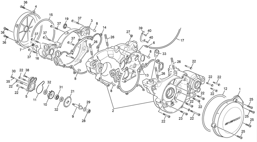 CRANKCASE ASSEMBLY